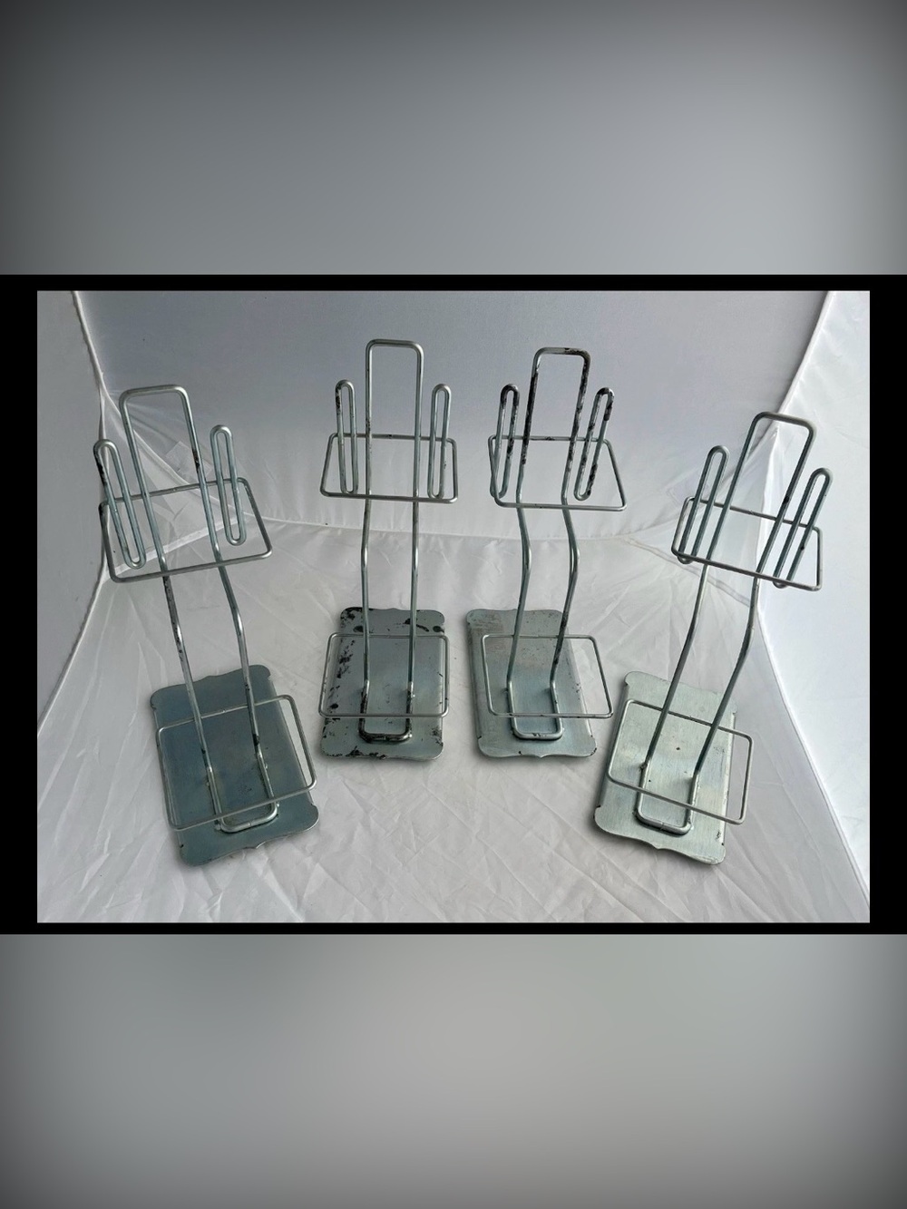 Coffee Syrup Rack Coffee Bar Coffee Syrup Holder Set Of 4, Holds 8 Bottles